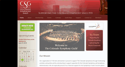 Desktop Screenshot of coloradosymphonyguild.org