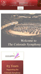 Mobile Screenshot of coloradosymphonyguild.org